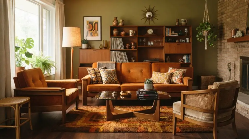 retro materialen interieur