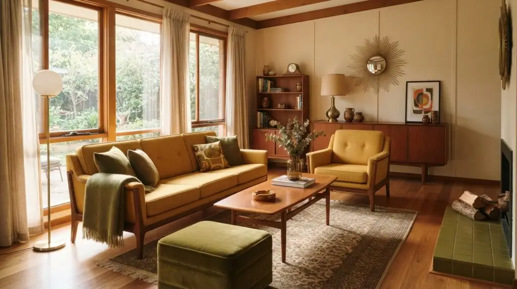 retro kleuren interieur