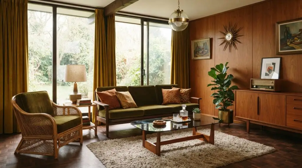 retro materialen interieur