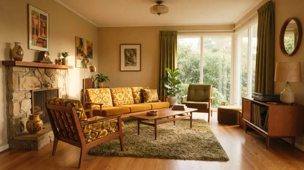 retro kleuren interieur