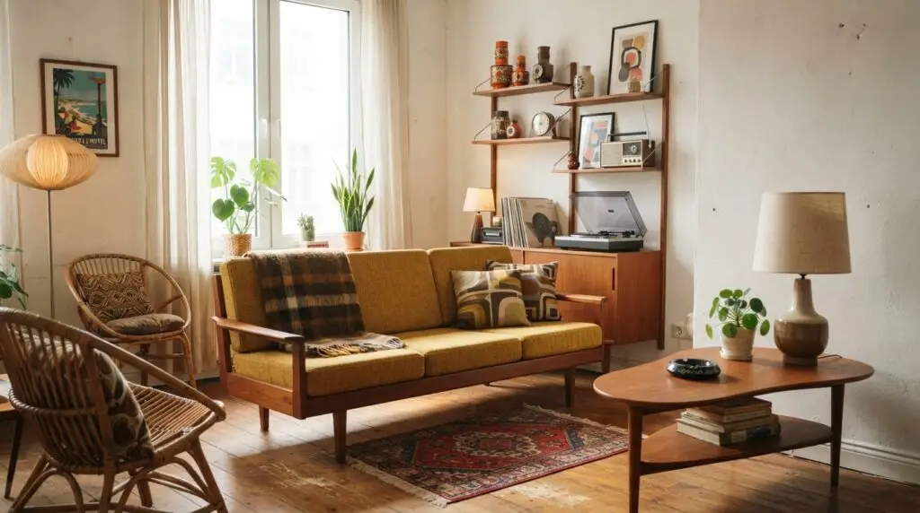 retro woonaccessoires klein appartement